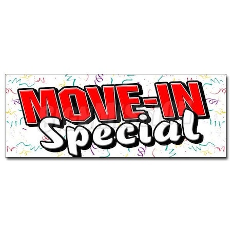 MOVE-IN-SPECIAL DECAL Sticker Apartment Rental Rent Storage Rent Home